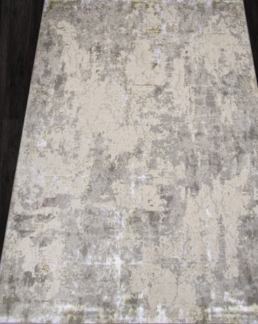 Ковер российский F169 LIMAN (Полиэстер, зеленый, серый, кремовый)