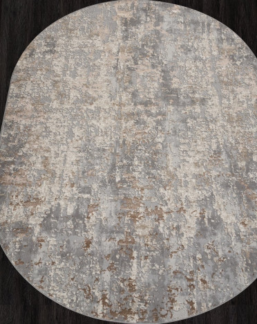 Ковер российский F165 LIMAN (Полиэстер, розовый) овальный