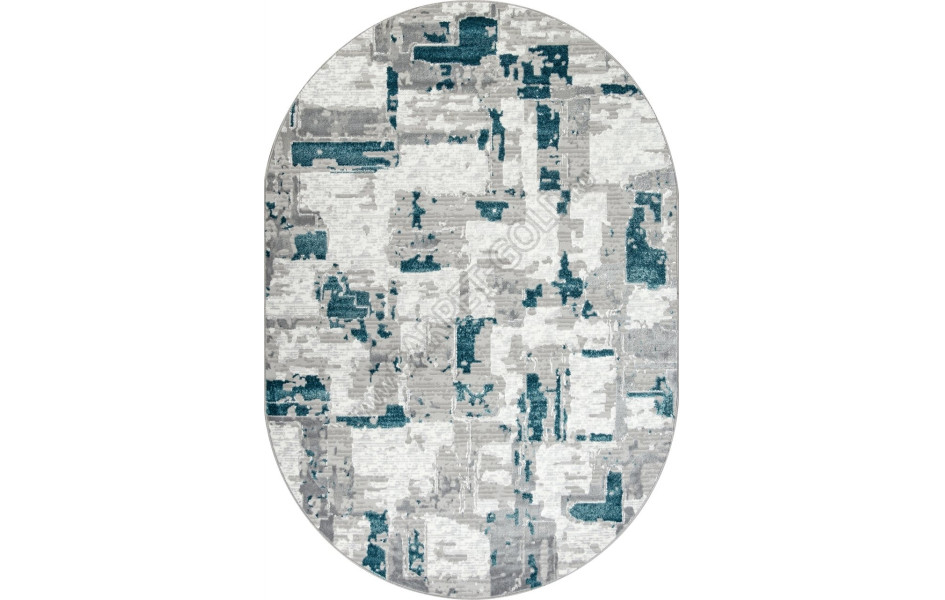 Ковер F288 - GRAY - Овал - коллекция PALERMO